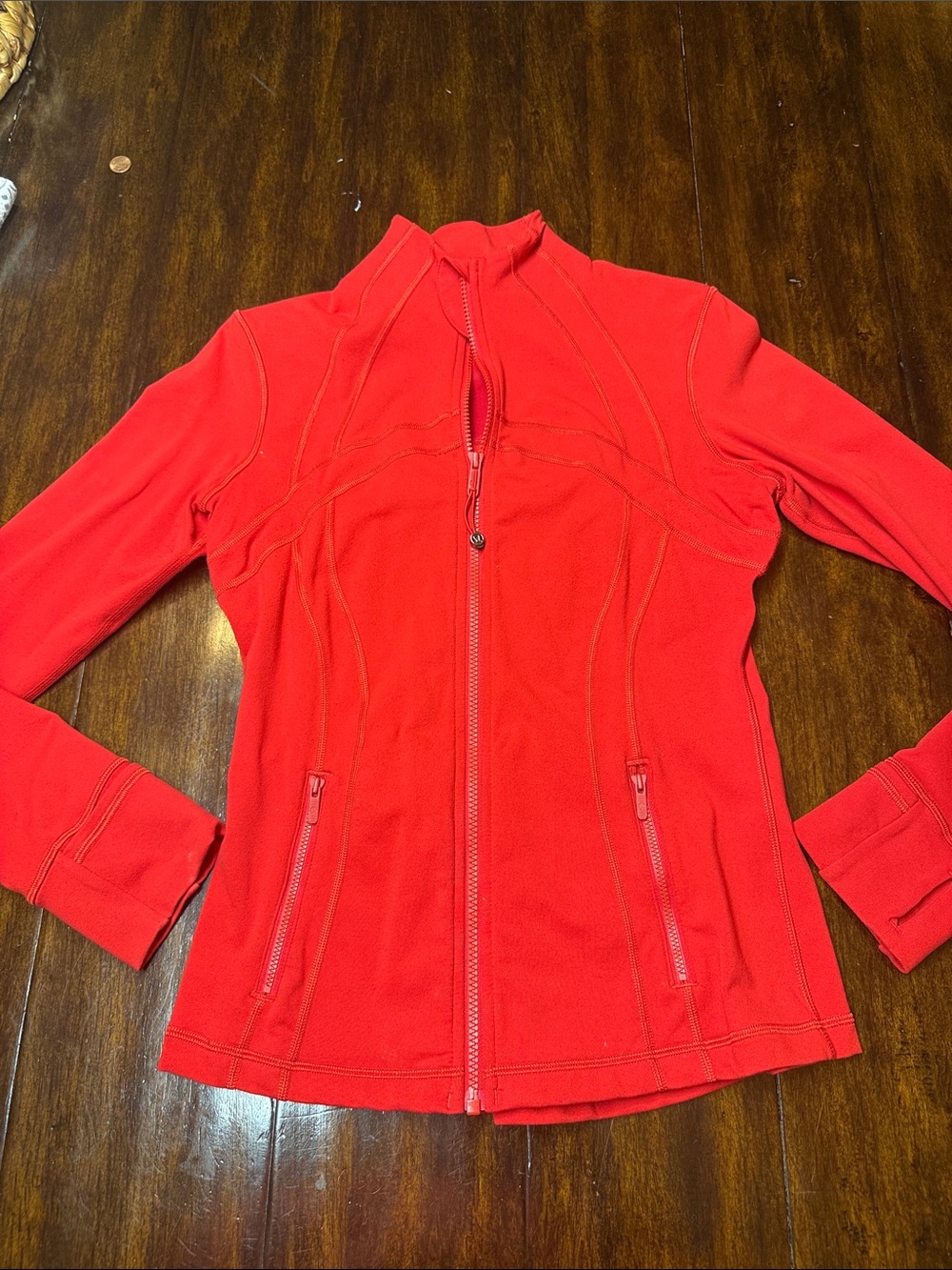 EUC Lululemon Define Jacket - Dark Red Size 10
